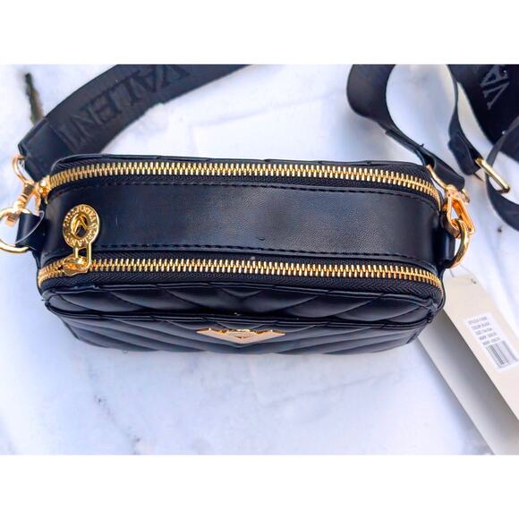 New Valentino Orlandi Quilted Leather Camera Bag | NWT | MSRP $260 - Picture 13 of 14